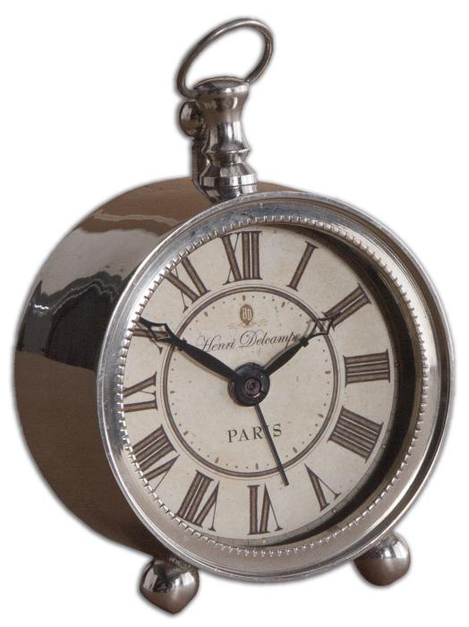 Uttermost 06081 Petite Alarm Clock, Nickel - фото 2