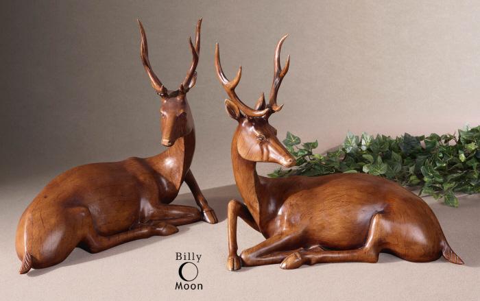 Uttermost 19344 Buck Statues - фото 2