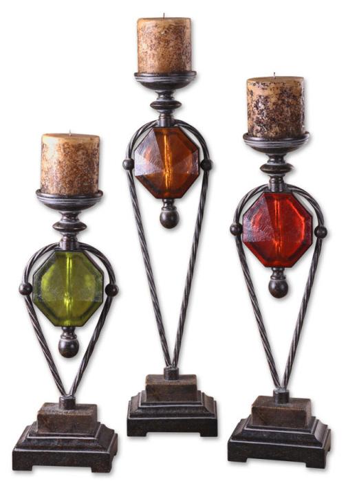 Uttermost 20489 Kalika, Candleholders, S/3 - фото 2