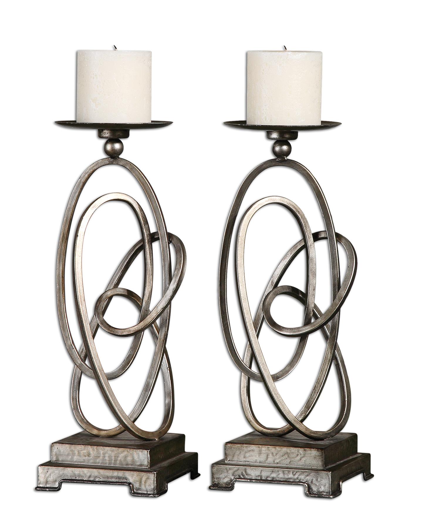 Uttermost 19544 Rishi candleholders s/2 - фото 1