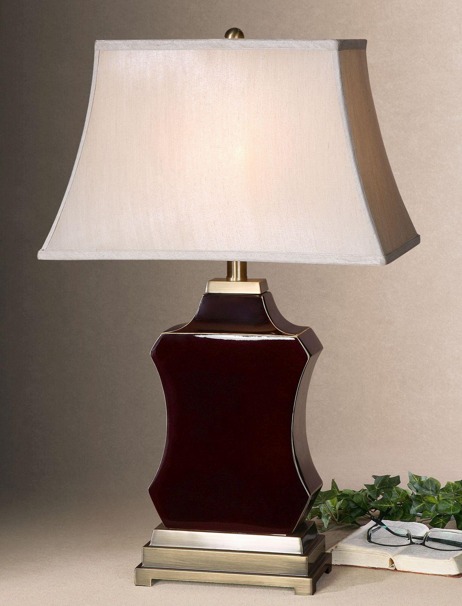 Uttermost 26278 Barranda red table lamp - фото 2