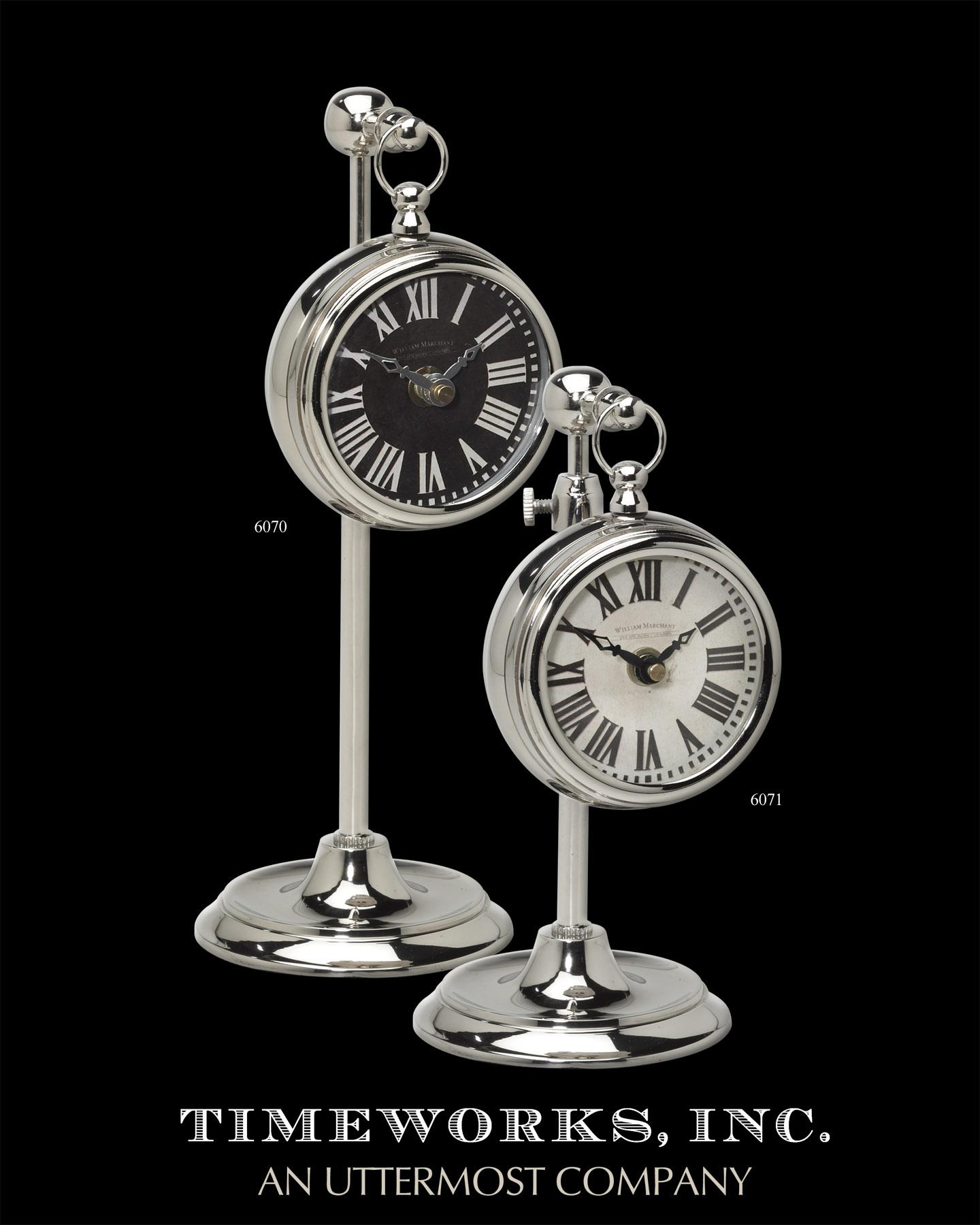 Uttermost 06070 Pocket watch nickel marchant cream - фото 2