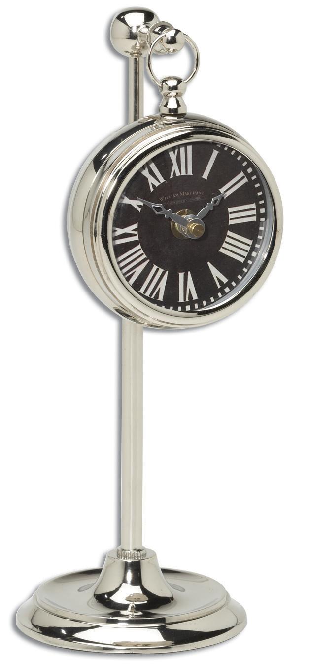 Uttermost 06071 Pocket watch nickel marchant black - фото 1