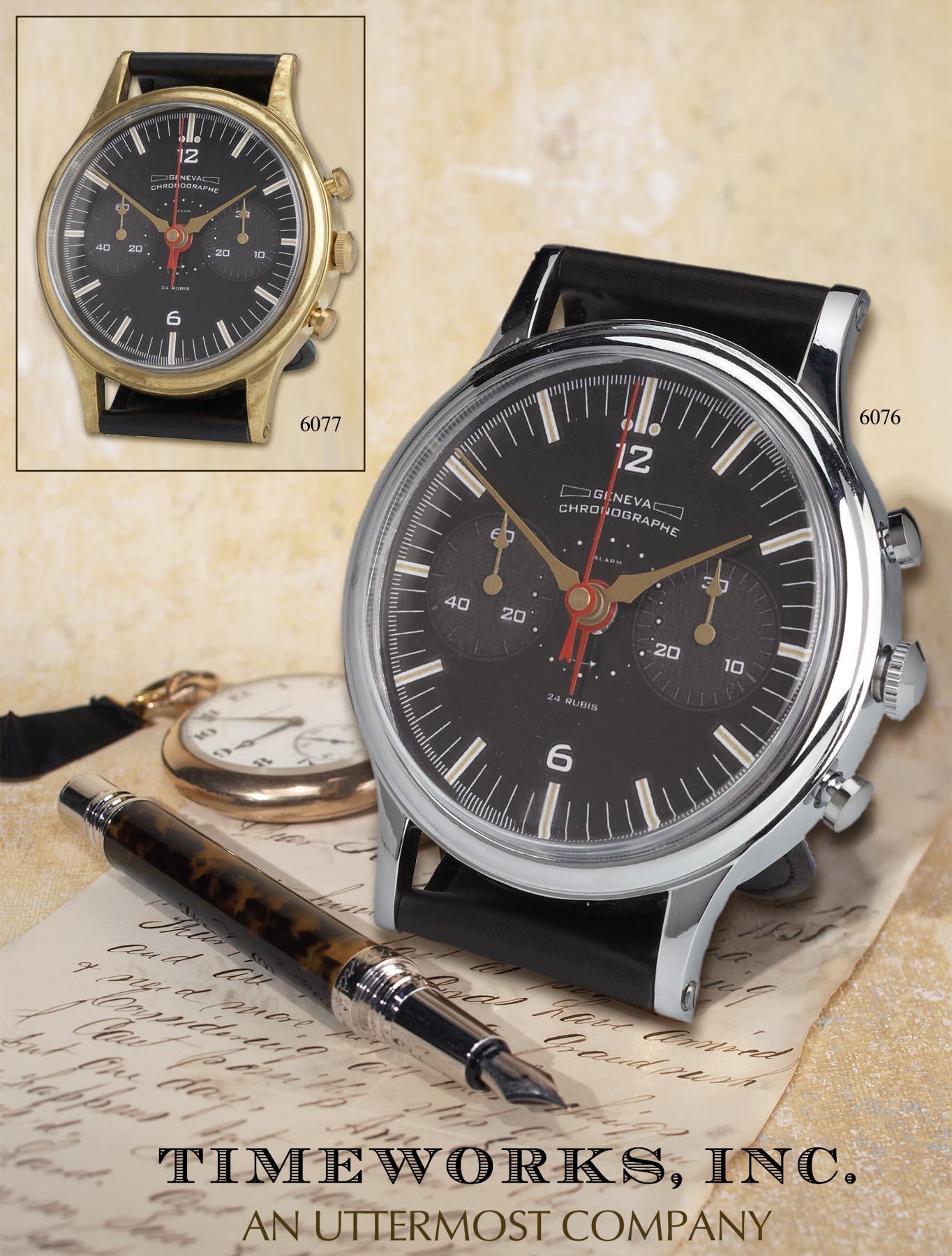 Uttermost 06076 Wristwatch alarm silver geneva - фото 2