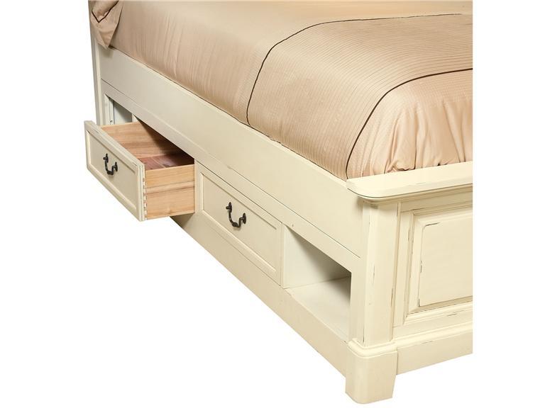Howard Miller 940142CT Coconut- Slat King & Queen Bed Storage - фото 1