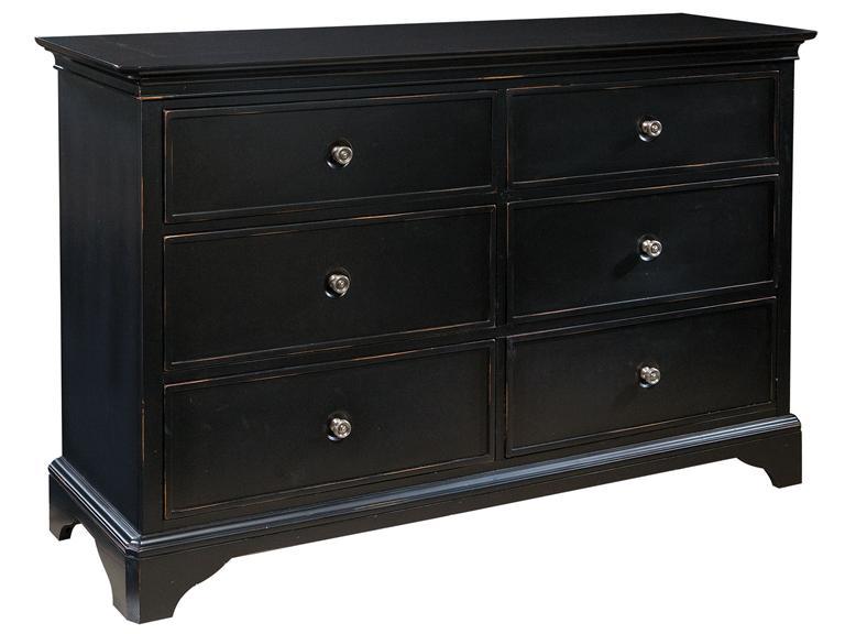 Howard Miller 941101MN - Midnight Black Dresser	
 - фото 1