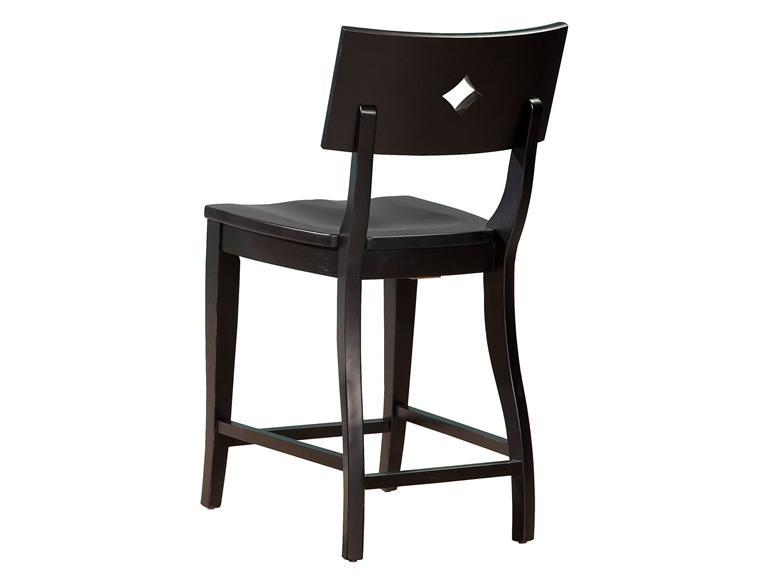 Howard Miller 952030LC Licorice- Saddle-Back Counter Height Side Chair - фото 2