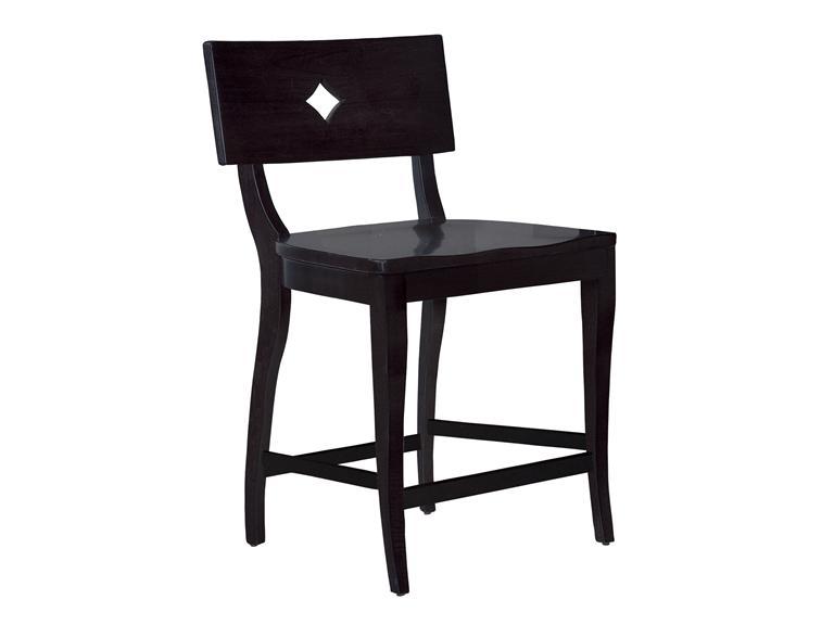 Howard Miller 952030LC Licorice- Saddle-Back Counter Height Side Chair - фото 1