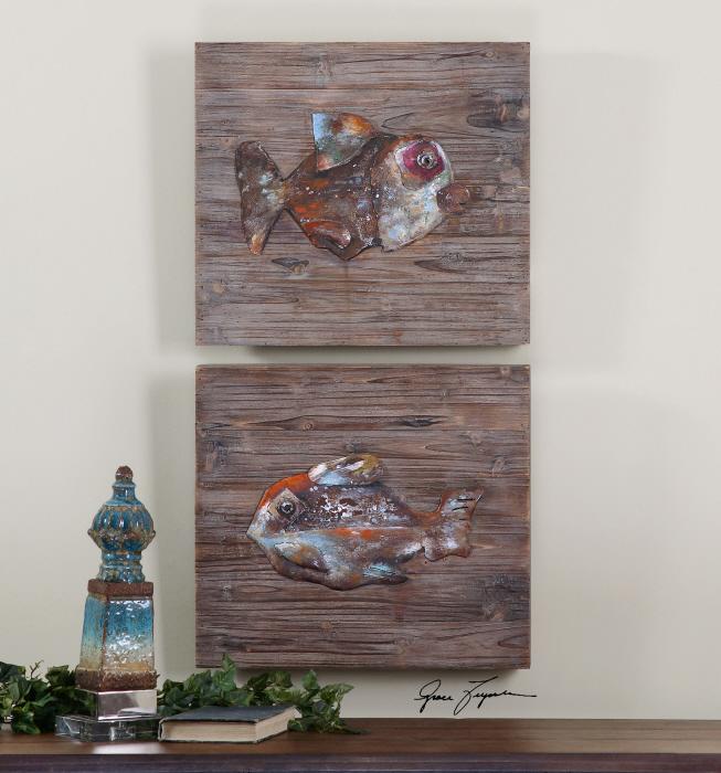 Uttermost 04272 Fresh Fish, S/2 - фото 1