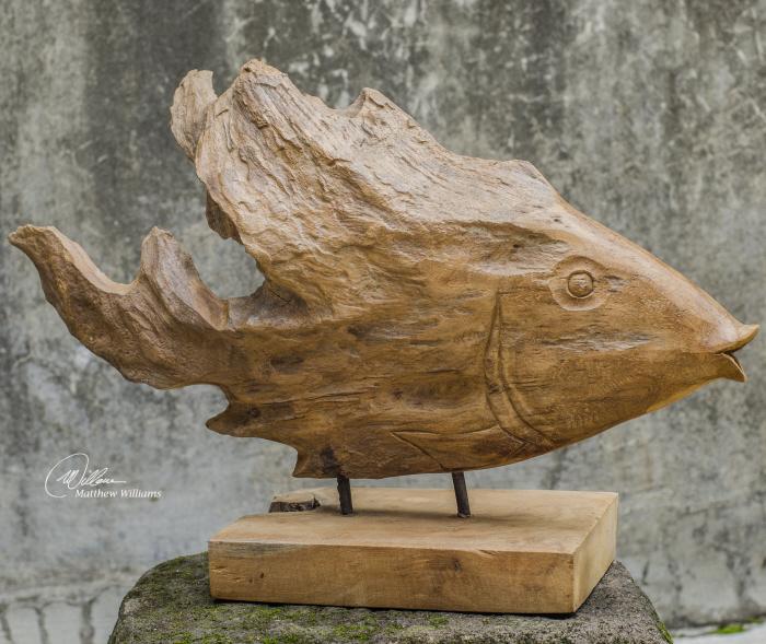 Uttermost 17084 Teak Fish - фото 1