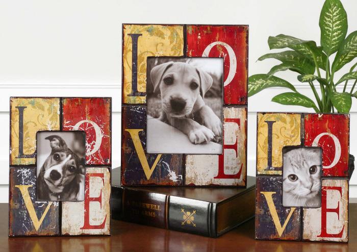 Uttermost 18512 Love, Photo Frames, S/3 - фото 1