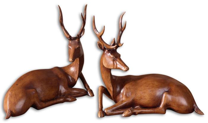 Uttermost 19344 Buck Statues - фото 1