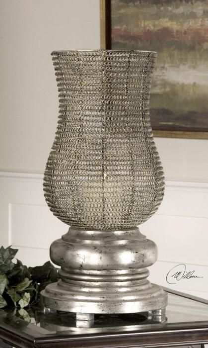 Uttermost 19413 Rickma Silver, Candleholder - фото 1