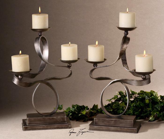 Uttermost 19421 Loop-d-Loop, Candleholders, S/2 - фото 1