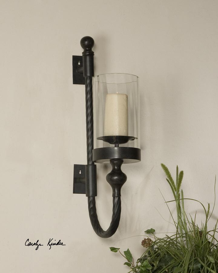 Uttermost 19476 Garvin Twist, Sconce with Candle - фото 1