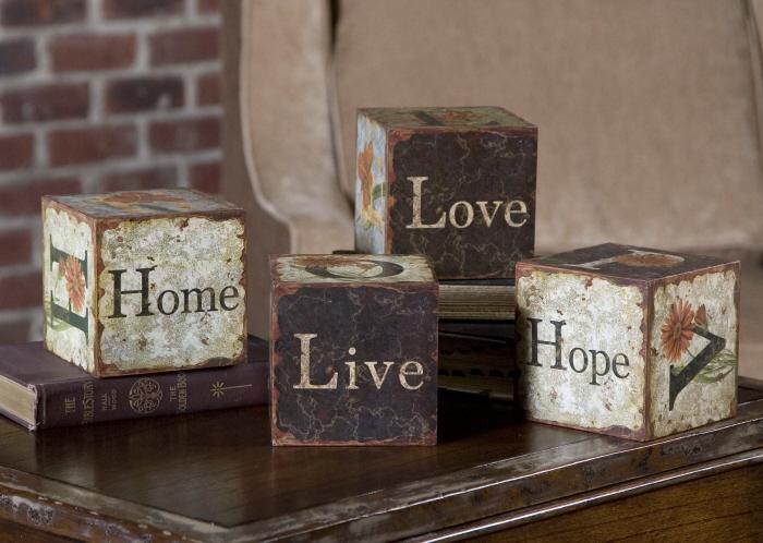 Uttermost 19540 Love Letters, Accessories, S/4 - фото 1
