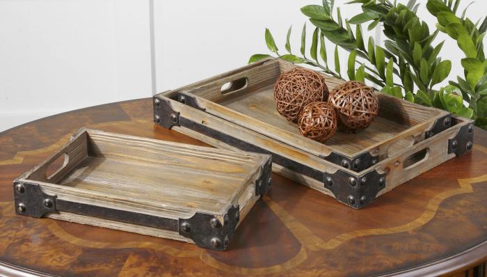Uttermost 19667 Fadia, Trays, S/3 - фото 1