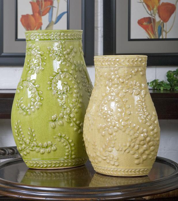 Uttermost 19695 Trailing Leaves, S/2 - фото 1