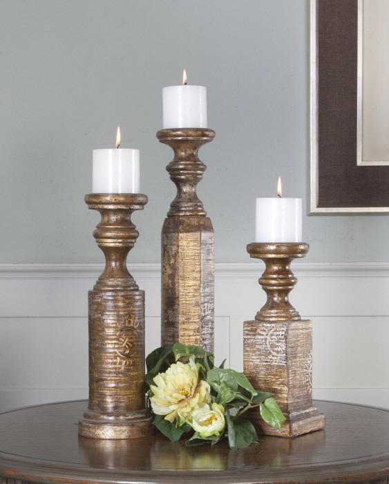 Uttermost 19749  Hema, Candleholders, S/3 - фото 1