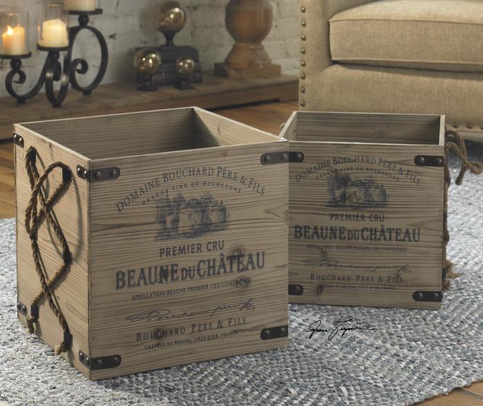 Uttermost 19782 Bouchard, Crates, S/2 - фото 1
