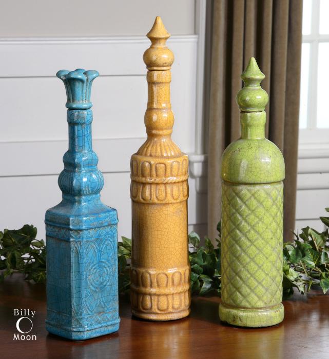 Uttermost 19804 Jonte, Decorative Bottles, S/3 - фото 1