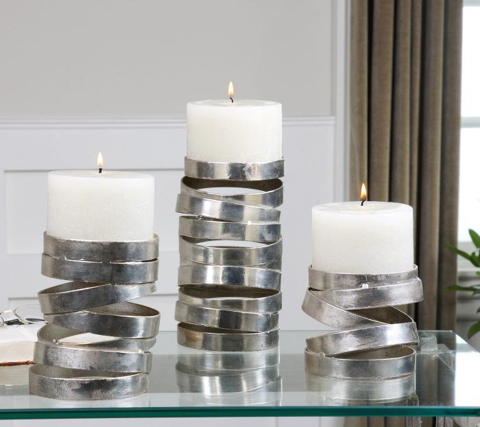 Uttermost 19810 Tamaki, Candleholders, S/3 - фото 1