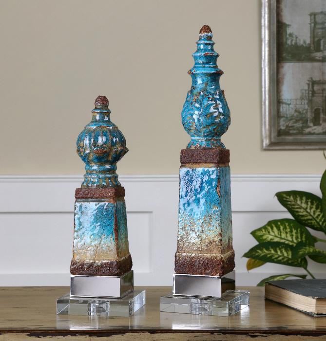 Uttermost 19838 Yaka, Finials, S/2 - фото 1