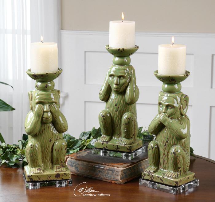 Uttermost 19864 Toma, Candleholders, S/3 - фото 1
