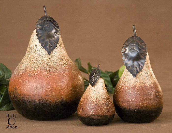 Uttermost 20358 Terra Cotta Pears, S/3 - фото 2