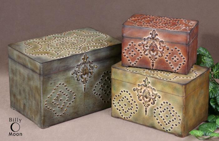 Uttermost 20394 Hobnail, Boxes, S/3 - фото 1