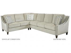 Howard Miller 1204-88 Drea Right Arm Facing Sofa (with nailheads)