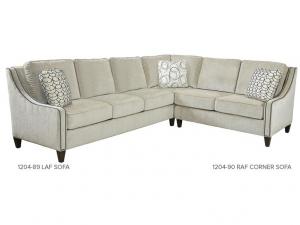 Howard Miller 1204-89 Drea Left Arm Facing Sofa (with nailheads)