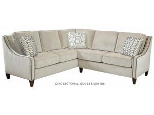 Howard Miller 1204-90 Drea Sectional, Right Arm Facing Corner Sofa