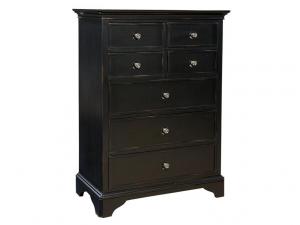 Howard Miller 941104MN - Midnight Black Drawer Chest