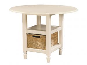 Howard Miller 942103MW - Moonbeam White Gathering Height Table