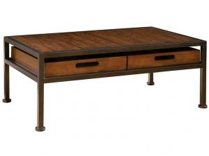 Howard Miller 943004RB Rubbed Bronze- Rectangular Tray Cocktail Table