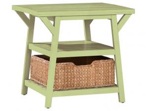 Howard Miller 943013PS Pistachio- Square End Table