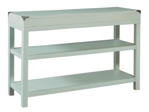 Howard Miller 943102OB - Ocean Blue Campaign Sofa Table