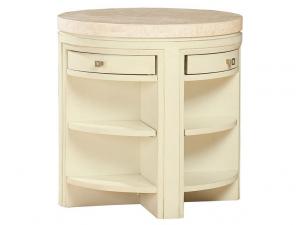Howard Miller 953007CT Coconut- Round End Table